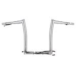 MoKitDora Road Glide Pre-wired Handlebar 14" Rise 1-1/2" Fat 1.25" Clamp Ape Hanger Meathook Bar for Harley FLTRX/FLTRXS/FLTRU 2015-up, Chrome