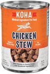 KOHA Minimal Ingredient Chicken Stew for Dogs, High Protein Limited Ingredient Dog Food, 12.7oz Cans (Case of 12)