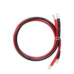 Renogy 2PC 5Ft. 4AWG Solar Power InverterBattery Cable, Black/red