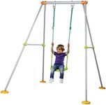 Smoby 310191 Metal Swing 180 cm, Multicoloured