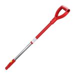 WOLF-Garten 71AED011650 Multi-Star Adjustable Aluminum Handle with D-Grip, 120 cm Working Length, Ideal for Gardening Tasks (120 x 12 x 5 cm)