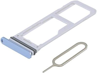 MMOBIEL Replacement Dual SIM Card Tray Compatible with Samsung Galaxy S8 / S8 Plus 2017 - Incl. Rubber Seal and SIM Pin - SIM Card Holder - Blue