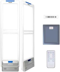 Aoeeki Retail Anti Theft Equipment, Mobile App Control Security Checkpoint AM 58kHz EAS System, Clothing Security Tag Checker with Sound Light Alarm for Clothing Stores Supermarkets