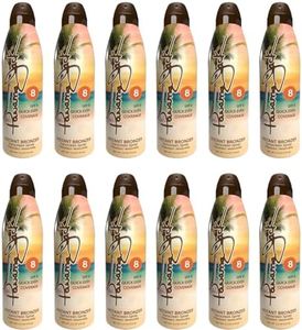 Panama Jack Instant Bronzer Sunscreen - SPF 8, Antioxidant, Moisturizing, PABA, Paraben, Gluten & Cruelty Free, Water Resistant (80 Minutes), 5.5 OZ (Pack of 12)