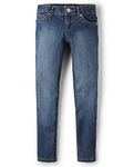 The Children's Place Girls' Super Skinny Jeans, Victory Blue Wash Single, 12