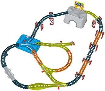 Thomas & Friends Toy Train Tracks Set, Connect & Build Bucket, 34-Piece Expansion Pack for Diecast & Motorized Trains, Age 3+ Years (Amazon Exclusive)