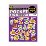 Pocket Sticker Book (5 Pages) - 64 MEGA Packs to Collect Coloured Stickers for Kids - Beach