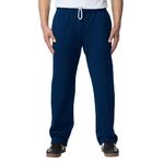 Gildan Adult Fleece Open Bottom Sweatpants with Pockets, Style G18300, Navy, Medium