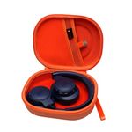 XANAD Hard Case for JBL Tune 520BT/720BT/510BT/660NC/700BT/710BT/760NC/750BTNC/ 660 BTNC/560BT/500BT/E45BT or JBL Live 650BTNC / 460NC / 400BT / 500 BHeadset(Orange Flower)