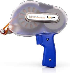 WOD RWATGD Tape Dispenser Gun for Transfer Tape, Adhesive Applicator: Dispenses 1/4 in., 3/8 in., 1/2 in., and 3/4 in. Wide on 1 in. Core