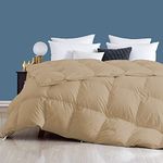 Day Care - 400 GSM Hotel Quality-Down Alternative Microfiber Comforter for Heavy Winter Single Bed Comforter/Blanket/Rajai (60" x 90" Inches/152cm x 228cm) - Comforter Single Bed|Beige