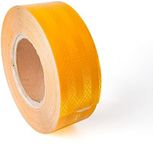 WeeGoo Reflective Tape, 25M*5cm Reflector Tape Waterproof, High Visibility Reflective Warning Sticker, Security Marking Tape for Vehicles Car Trailers Camper Road Facilities Safety Reminder on Night