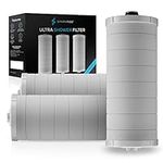 SparkPod Shower Filter Cartridge - Enhanced Water Purification - Pack of 3 - Water Softner Shower Head - 1- Minute Installation - Ultra Filtered Water - Activated Carbon Block - Home Spa Experience