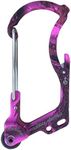 Firebiner - Fire Starter, Multi-Tool, Carabiner, Magenta Camo