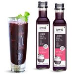 Swa Artisanal Syrups - Jamun Kala Khatta, 100% Natural, Combo Pack Of 2 Makes 24-30 Drinks, Syrup For Cocktails/Mocktails/Kid's Lemonades/House Parties/Ice Gola (250Ml X 2), Liquid