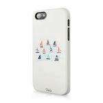 Tirita Compatible with iPhone 6 & 6s Hard Case Phone Cover Seaside Summer Boats Beach Riviera Trendy Fashion Gift Present Cute Design