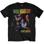 Bob Marley T Shirt One Love Homage Logo Official Mens Black M