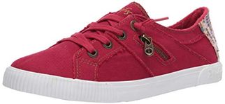 Blowfish Malibu Women's Fruit Sneaker, Jester Red Smoked Canvas, 5.5 UK