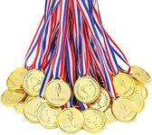 Caydo 100 Pieces Gold Medals for Ki