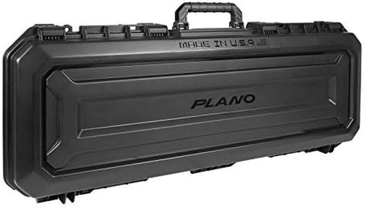 Plano All Weather 42” Tactical Gun Case with Wheels, Black with Pluck-to-Fit Foam, Watertight & Dust-Proof Shield Protection, TSA Airline Approved for Travel