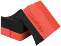 Maxshine 4-Piece Curved Foam Tire Dressing Applicator – Waxing & Polishing Sponge for Even Tire Shine and Trim Protection