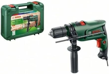 Bosch Home and Garden Perceuse à percussion électrique Bosch - EasyImpact 600 (600 W, dans coffret de transport), Vert, EasyImpact 600