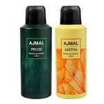 Ajmal Prose and Aretha Deodorant Perfume 150ML Each Long Lasting Spray Gift For Men and Women Online Exclusive