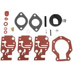 Qiilu Carburetor Repair Kit,Carburetor Carb Rebuild Repair Kit 0439073 Fit for Johnson Auto Accessory