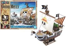 Bandai Hobby | Grand Ship Collection One Piece Going Merry Model Kit | Easy Snap-Fit Assembly, No Glue or Paint Required, Blue