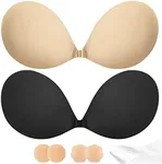 2 Pair Adhesive Push Up Bra for Wom