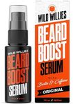 Wild Willies Beard Growth Serum - Natural Enhancer with Biotin, Caffeine & Essential Oils for Fuller, Thicker Facial Hair - Nourishing Daily Grooming