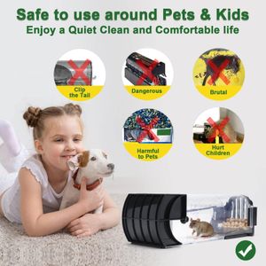 EGOFLYYA Humane Mouse Traps, 2-Pack – No-Kill Rodent Catcher
