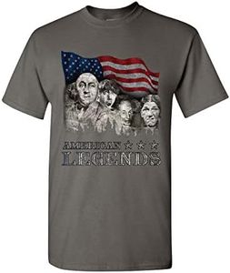 Rushmorons The Three Stooges T-Shirt Mount Rushmore Funny Parody Mens Tee Shirt, Charcoal, X-Large