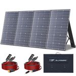 ALLPOWERS SP037 400W Portable Solar Panel Waterproof IP67 Foldable Solar Panel Kit with 37.4V Output Solar Charger for Outdoor Adventures Power Outage RV Solar Generator