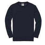 D&H CLOTHING UK Kids Unisex Sweatshirt Crewneck Children Jumper Pullover Boys Girls (9-11, Navy)