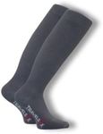 Travelsox Men's OTC Support Mild Compression Recovery Sock, Grey, Medium