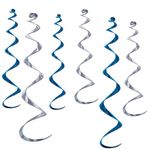 Beistle 6-Pack Twirly Whirlys, 4 to 24-Inch and 2 to 36-Inch