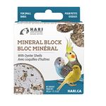 HARI Mineral Block Supplement for Small Birds - Oyster Shells - 40 g - 2 Pack