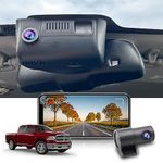 Fitcamx Dash CAM 2160P+1080P Suitable for 2013-2018 Ram 1500 2500 3500 4500 (4th Gen) HD2-6072, OEM Car Camera 4K UHD WiFi, Loop Recording, G-Sensor, WDR, 128GB
