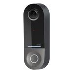 WeMo Smart Video Doorbell, Camera System for Door Ring Home Security, with Apple HomeKit Secure Video and WiFi, 223° FOV, HDR, 2-Way Audio and Night Vision for Maximum Visibility