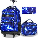 gxtvo Rolling Backpack for Men, Whe