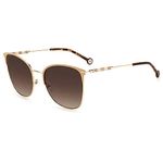 Carolina Herrera Women's Classic Sunglasses, Gold Nude, 56