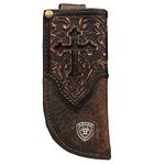 Ariat Cutout Cross Leather Knife Sheath
