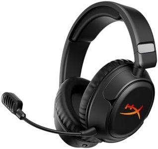 HyperX Cloud Flight 2 – Wireless Gaming Headset, Customizable RGB Lighting with Removable Earcup Plates, up to 100 Hours of Battery Life, 2.4GHz & Bluetooth, Multi-Platform Compatibility - Black