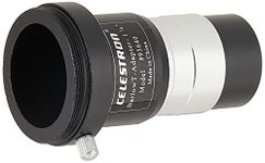 Celestron 93640 T-Adapter/Barlow Lens Universal-1.25" Telescope and Microscope (3-in-1) Accessories, Black