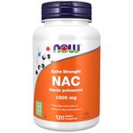 NOW Nac Extra Strength Tablets, 1000mg, 120 Count