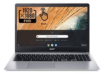 2020 Acer Chromebook 315 15.6" Full HD 1080p IPS Touchscreen Laptop PC, Intel Celeron N4020 Dual-Core Processor, 4GB DDR4 RAM, 64GB eMMC, Webcam, WiFi, 12 Hrs Battery Life, Chrome OS, Platinum Gray