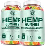 Hemp Gummies High Potency Hemp Supplement Gummies with Pure Natural Hemp Oil Extract, Edible Gummy Vegan Wampee Flavor, Made in USA