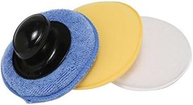 Hilka 83100505 Polish Applicator Pads, Set of 3, Blue,White, 125 x 20mm