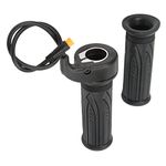 Alomejor Electric Bike Throttle,ABS Electric Thumb Throttle Waterproof 20X Electric Twist Throttle for 22.2mm Handlebar